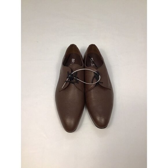 BP. Albert Plain Toe Derby in Brown Dark Saffiano, Size Men 11.5 M Retail $79.95 - Picture 1 of 6